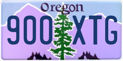 OR license plate 900XTG