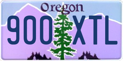 OR license plate 900XTL