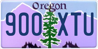 OR license plate 900XTU