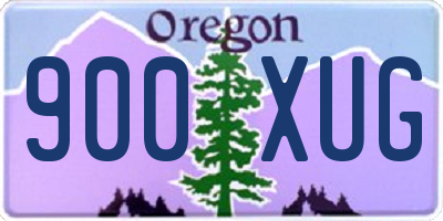 OR license plate 900XUG