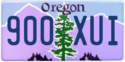 OR license plate 900XUI