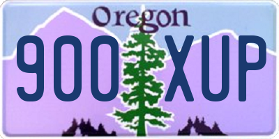 OR license plate 900XUP