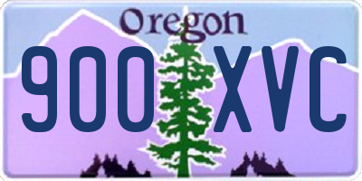 OR license plate 900XVC