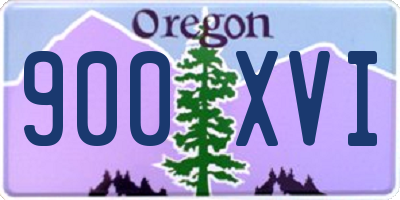 OR license plate 900XVI