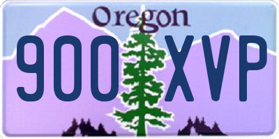 OR license plate 900XVP