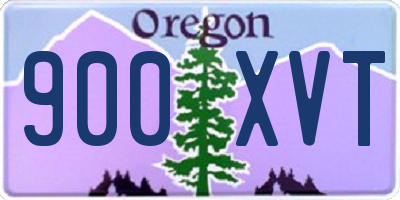 OR license plate 900XVT