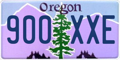 OR license plate 900XXE