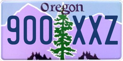 OR license plate 900XXZ