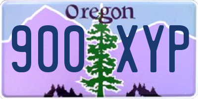 OR license plate 900XYP