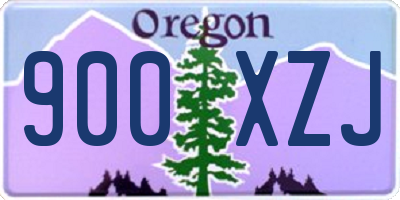 OR license plate 900XZJ