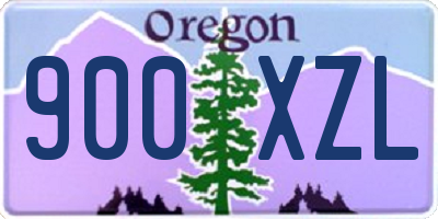 OR license plate 900XZL