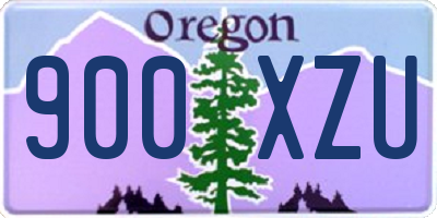 OR license plate 900XZU