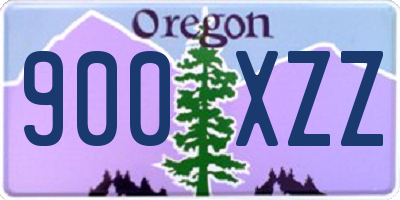 OR license plate 900XZZ