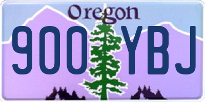 OR license plate 900YBJ