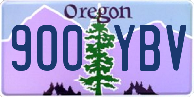 OR license plate 900YBV