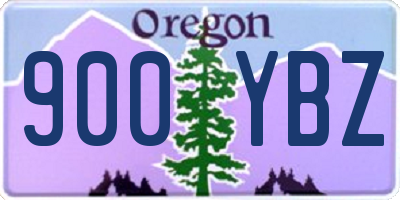 OR license plate 900YBZ