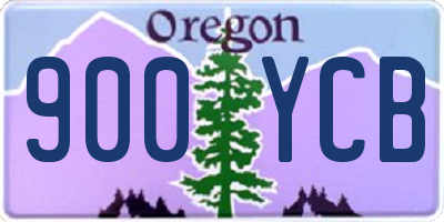 OR license plate 900YCB