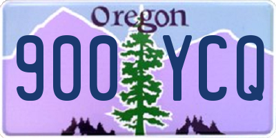 OR license plate 900YCQ