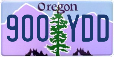 OR license plate 900YDD