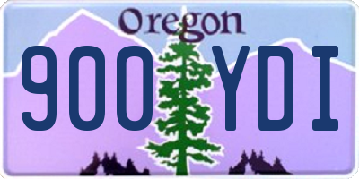 OR license plate 900YDI