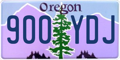 OR license plate 900YDJ