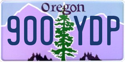 OR license plate 900YDP