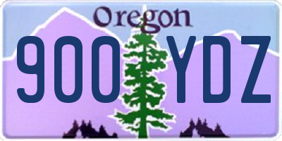 OR license plate 900YDZ