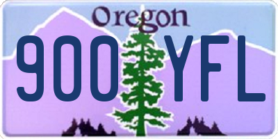 OR license plate 900YFL