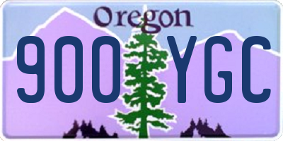 OR license plate 900YGC