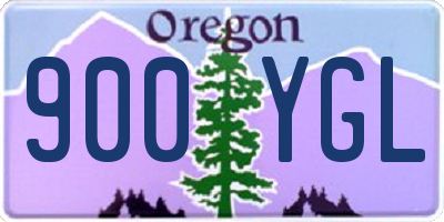 OR license plate 900YGL