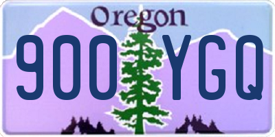 OR license plate 900YGQ