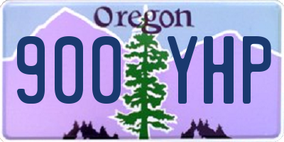 OR license plate 900YHP