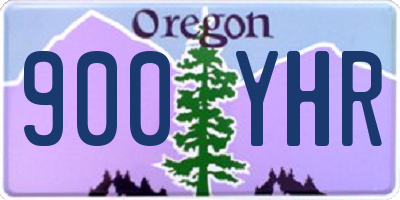 OR license plate 900YHR