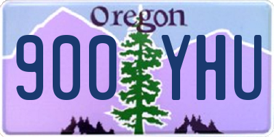 OR license plate 900YHU