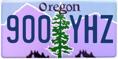 OR license plate 900YHZ