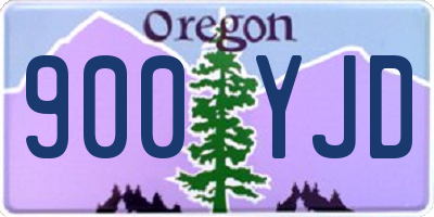OR license plate 900YJD
