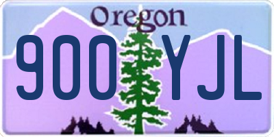 OR license plate 900YJL