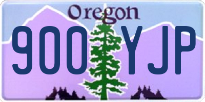 OR license plate 900YJP