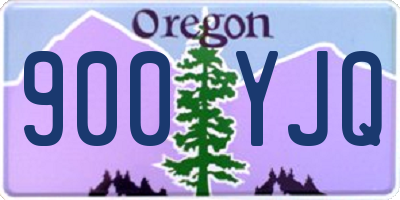 OR license plate 900YJQ