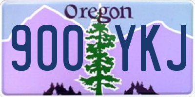 OR license plate 900YKJ