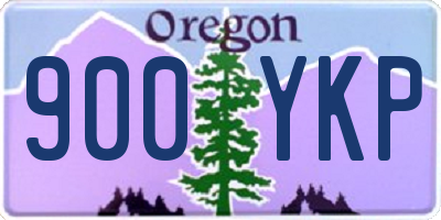 OR license plate 900YKP