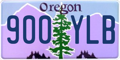 OR license plate 900YLB