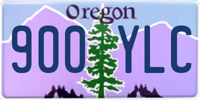 OR license plate 900YLC