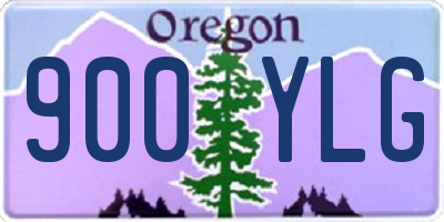 OR license plate 900YLG