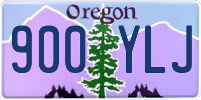 OR license plate 900YLJ