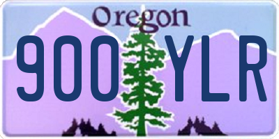 OR license plate 900YLR