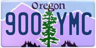 OR license plate 900YMC