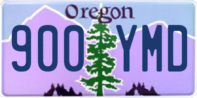 OR license plate 900YMD