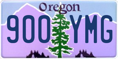 OR license plate 900YMG