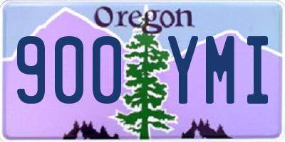 OR license plate 900YMI